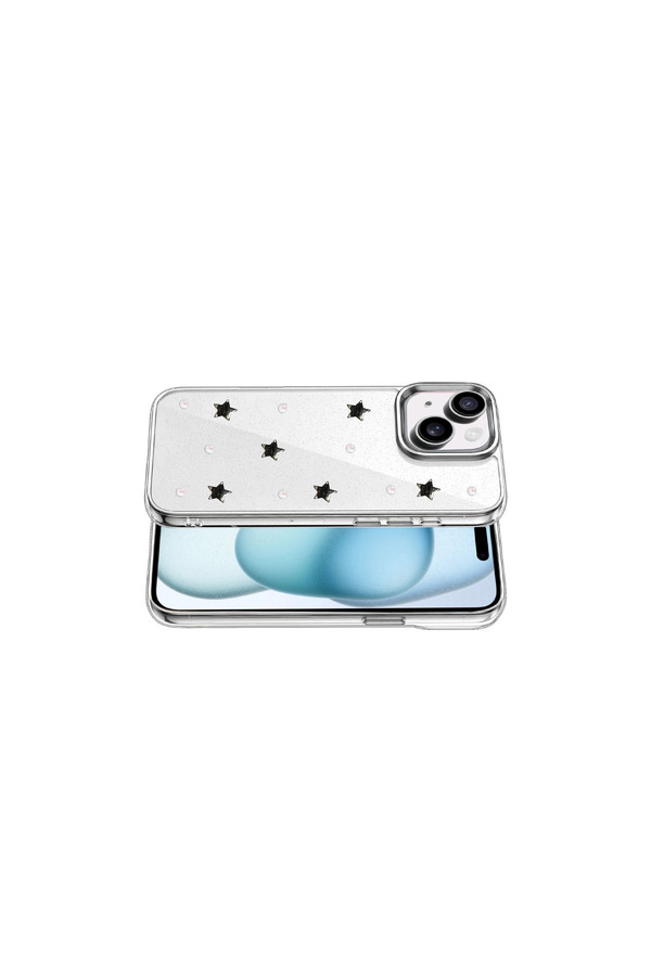 Evi̇mdeyokyok Apple İphone 15 Fi̇yonk Desenli̇ Kapak - Desen 7