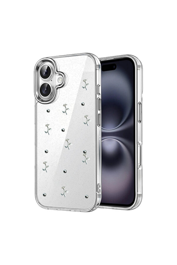 Evimdeyokyok Apple İphone 16 Fiyonk Desenli Kapak - Desen 4