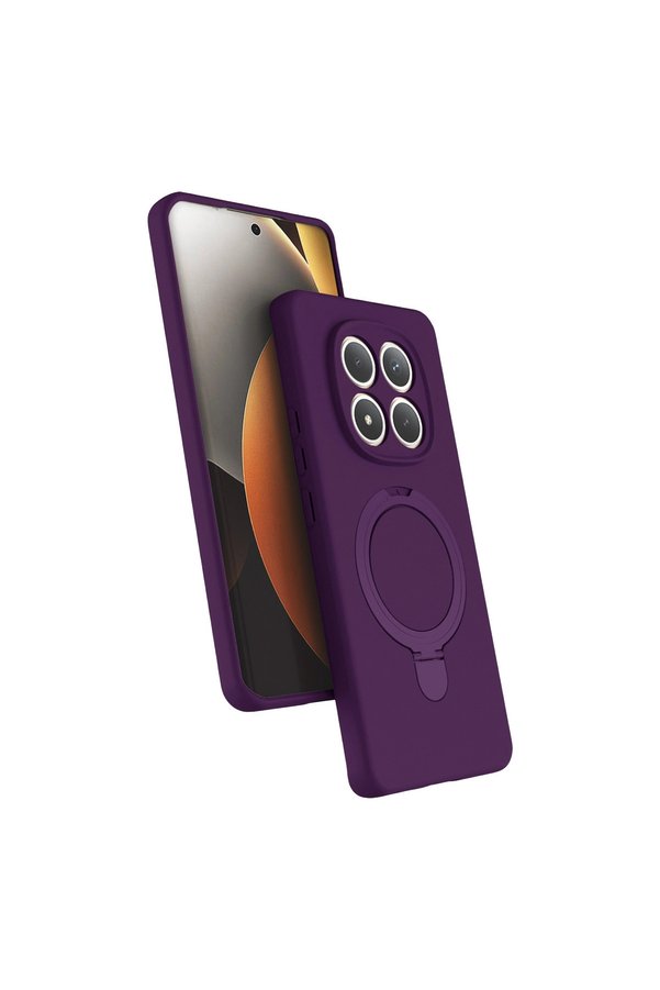 Evimdeyokyok Xiaomi Redmi Note 15 Pro 5G Regal Magsafe Standlı Kapak - Derin Mor