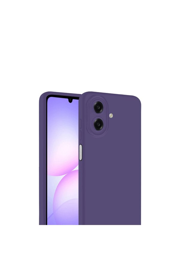 Evimdeyokyok Samsung Galaxy A07 4G First Silikon - Mürdüm