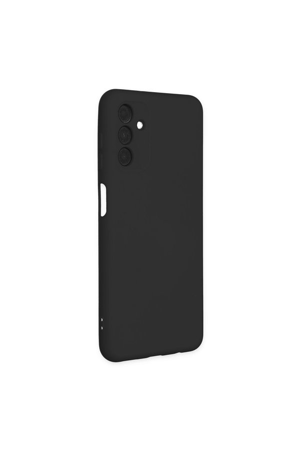 Evimdeyokyok Samsung Galaxy A04S Kılıf Nano İçi Kadife Silikon - Siyah