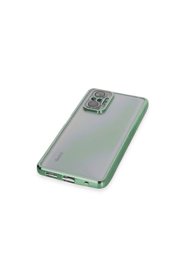 Evi̇mdeyokyok Xi̇aomi̇ Redmi̇ Note 10 Pro Kılıf Razer Lensli̇ Si̇li̇kon - Yeşi̇l
