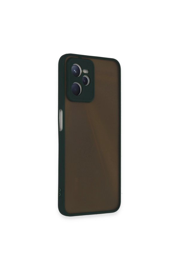 Evimdeyokyok Realme C35 Kılıf Montreal Silikon Kapak - Yeşil