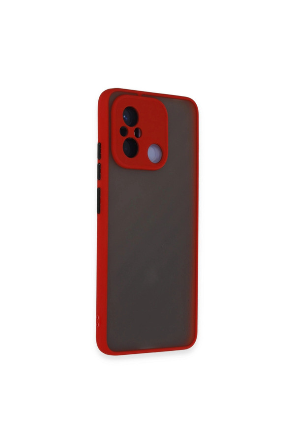 Evimdeyokyok Xiaomi Redmi 12C Kılıf Montreal Silikon Kapak - Kırmızı