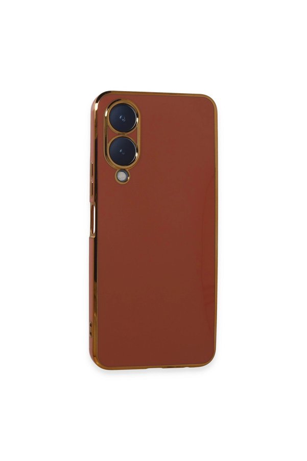 Evimdeyokyok Vivo Y17S Kılıf Volet Silikon - Kırmızı