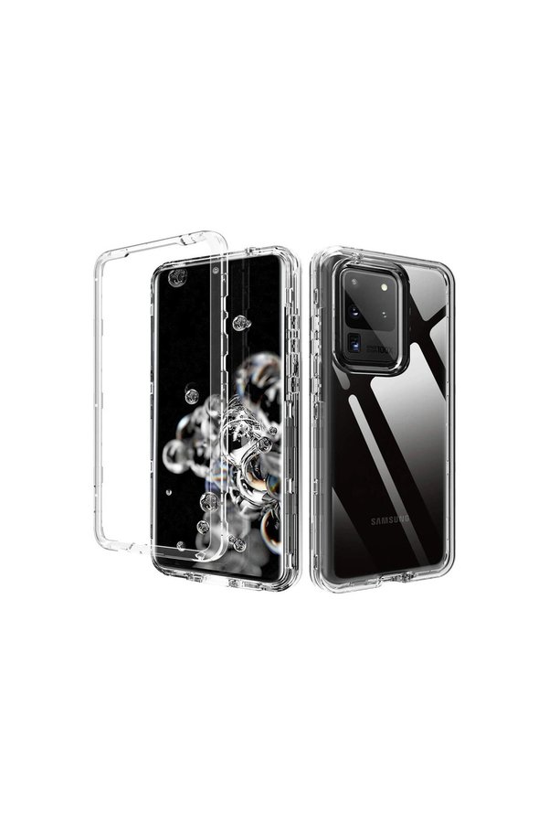 Evimdeyokyok Samsung Galaxy S20 Plus Kılıf Lüx Şeffaf Silikon