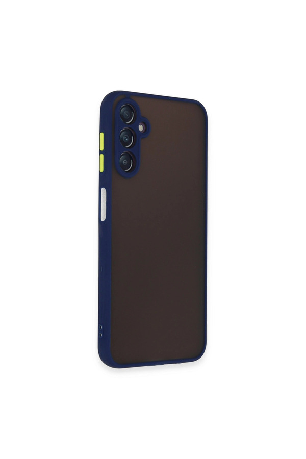 Evimdeyokyok Samsung Galaxy A14 4G Kılıf Montreal Silikon Kapak - Lacivert