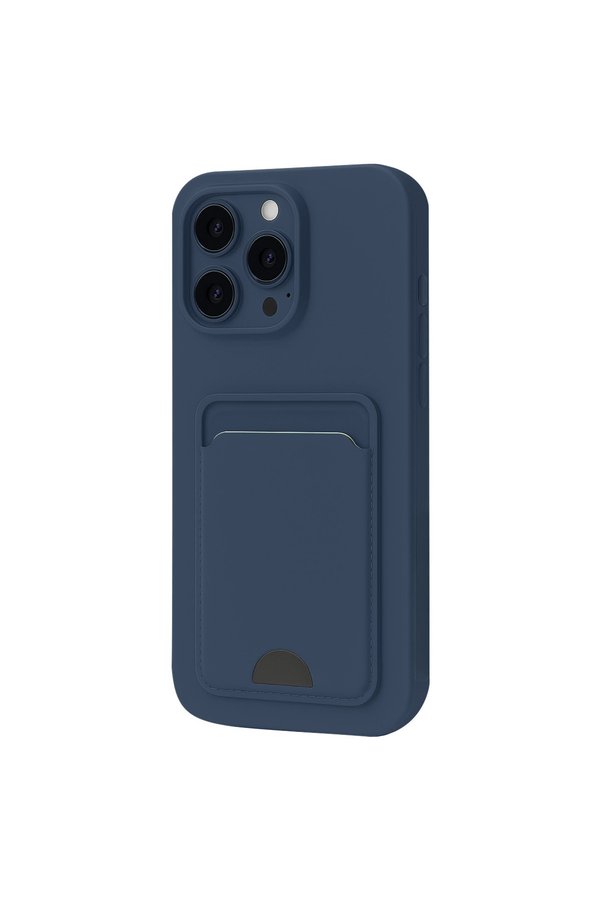 Evimdeyokyok Apple İphone 16 Pro Max Kılıf Kelvin Kartvizitli Silikon - Lacivert