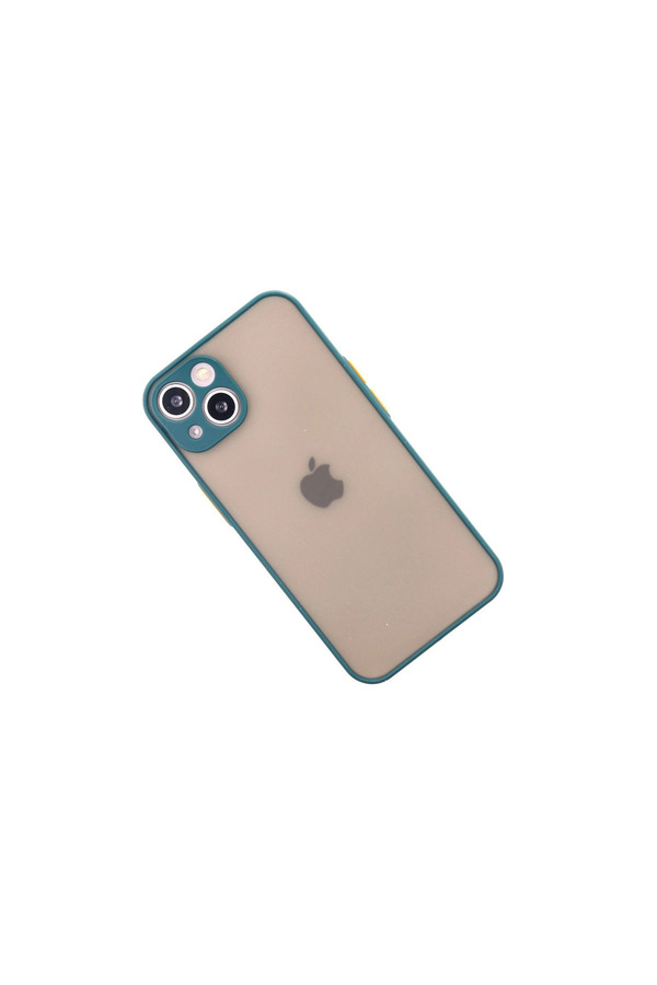 Evimdeyokyok Apple İphone 14 Kılıf Montreal Silikon Kapak - Yeşil