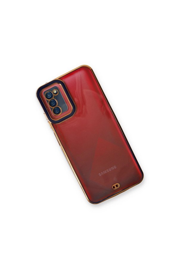Evimdeyokyok Samsung Galaxy A03S Kılıf Liva Lens Silikon - Mavi