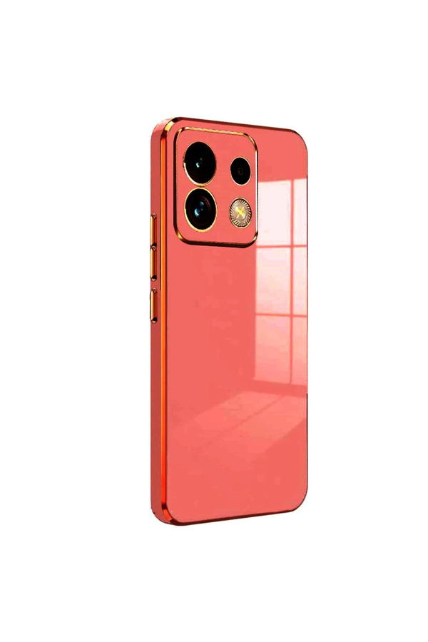 Evimdeyokyok Xiaomi Redmi Note 13 Pro 5G Kılıf Volet Silikon - Kırmızı