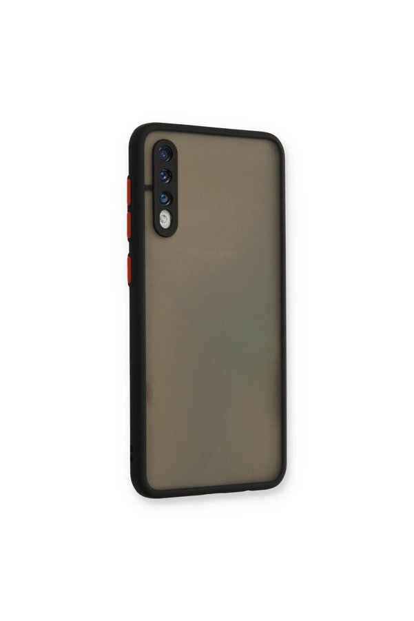 Evimdeyokyok Samsung Galaxy A30S Kılıf Montreal Silikon Kapak - Siyah