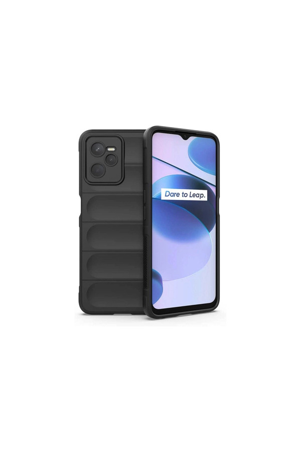 Evimdeyokyok Realme C35 Kılıf Optimum Silikon - Siyah