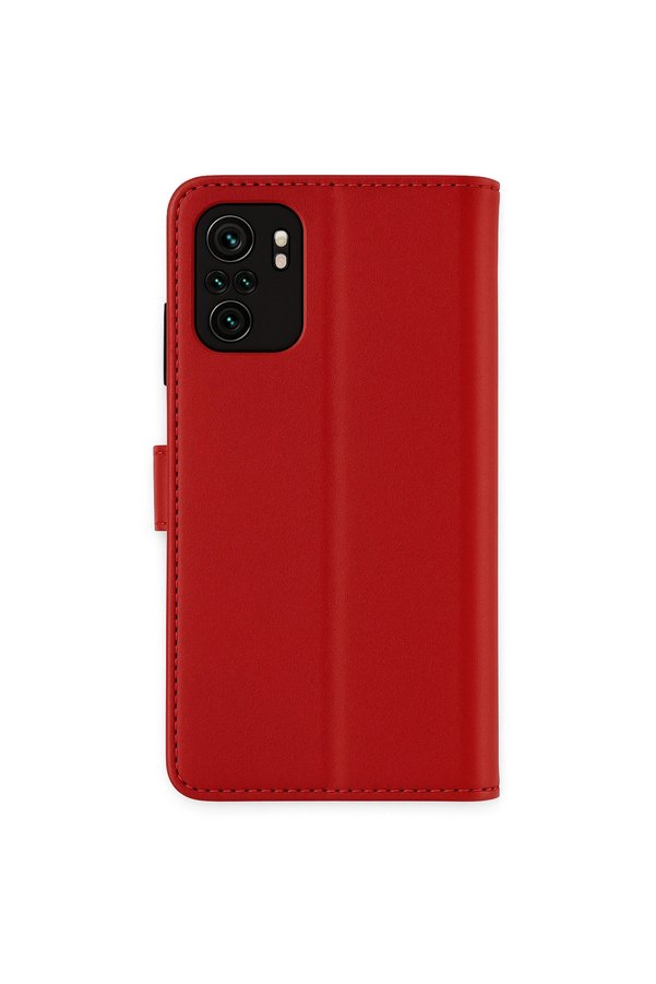 Evimdeyokyok Xiaomi Mi Note 10 Trend S Plus Kapaklı Kılıf - Kırmızı