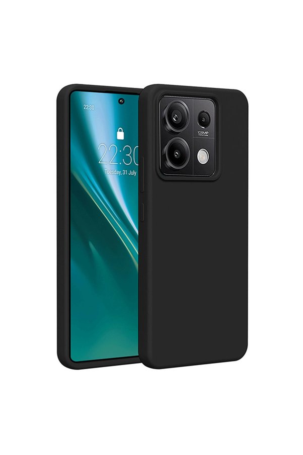 Evimdeyokyok Xiaomi Redmi Note 13 4G Kılıf First Silikon - Siyah