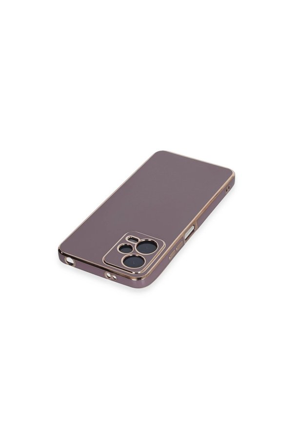 Evimdeyokyok Xiaomi Poco X5 5G Kılıf Volet Silikon - Mor