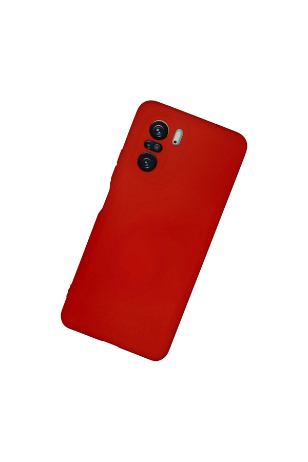 Evimdeyokyok Xiaomi Poco F3 Kılıf Nano İçi Kadife Silikon - Kırmızı