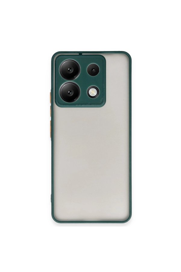 Evimdeyokyok Xiaomi Redmi Note 13 5G Kılıf Montreal Silikon Kapak - Yeşil