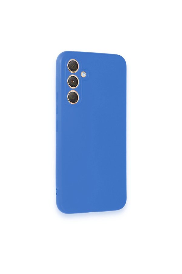 Evimdeyokyok Samsung Galaxy A54 5G Kılıf First Silikon - Mavi