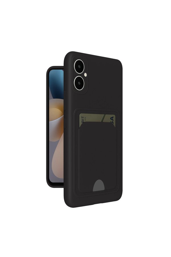 Evimdeyokyok Samsung Galaxy A05 Kelvin Kartvizitli Silikon - Siyah