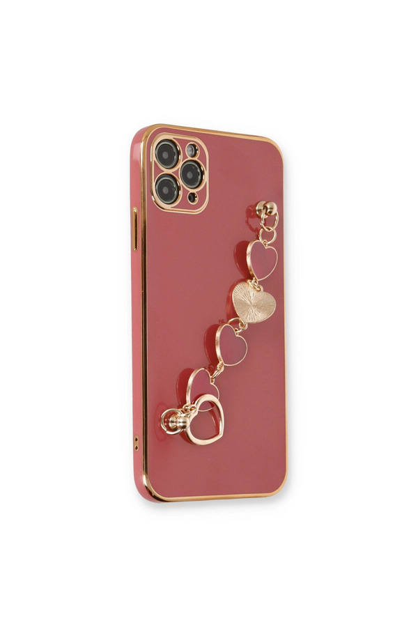 Evimdeyokyok Apple İphone 11 Pro Kılıf Esila Silikon - Kırmızı