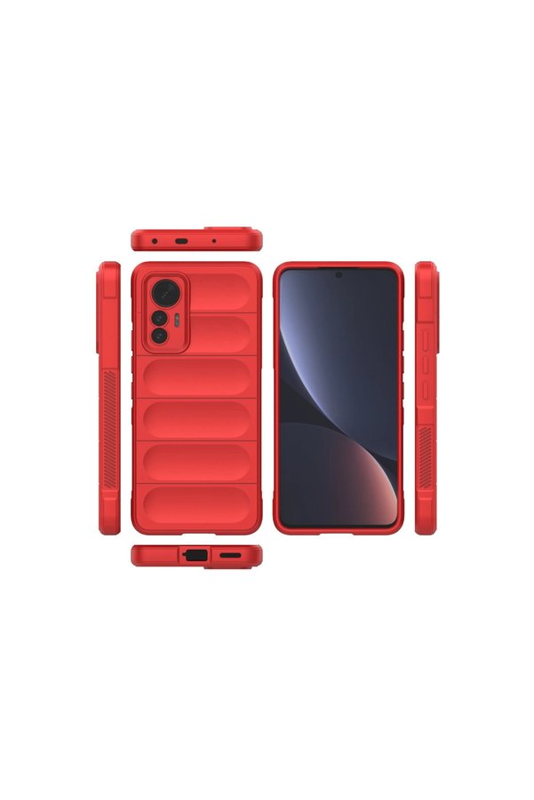 Evimdeyokyok Xiaomi Mi 12 Lite Kılıf Optimum Silikon - Kırmızı
