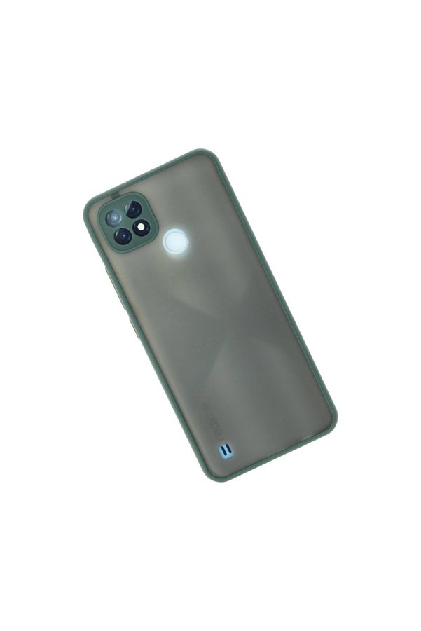 Evimdeyokyok Realme C21 Kılıf Montreal Silikon Kapak - Yeşil