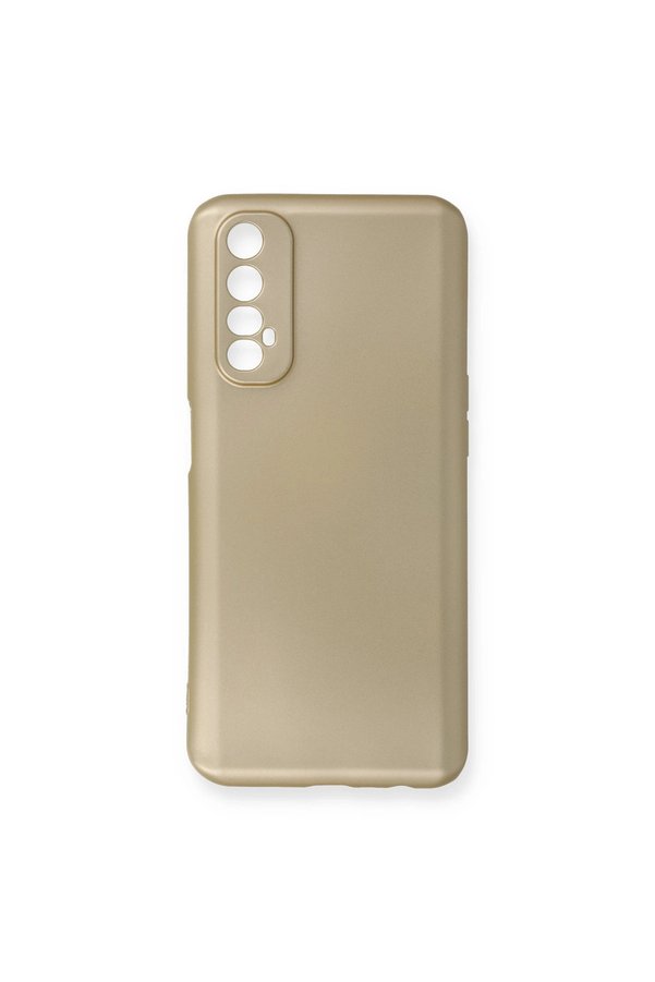 Evimdeyokyok Realme 7 Kılıf First Silikon - Gold
