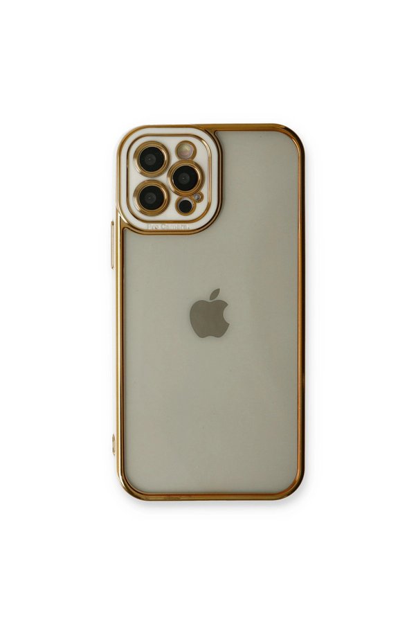 Evimdeyokyok Apple İphone 12 Pro Max Kılıf Liva Lens Silikon - Beyaz