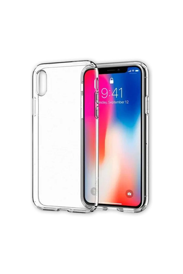 Evimdeyokyok Apple İphone X Kılıf Lüx Şeffaf Silikon