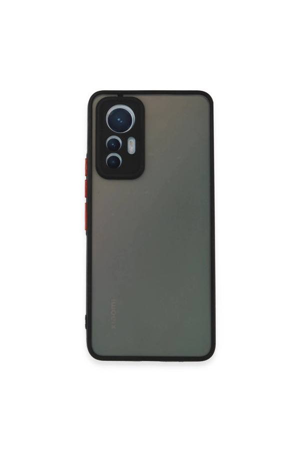 Evimdeyokyok Xiaomi Mi 12 Lite Kılıf Montreal Silikon Kapak - Siyah