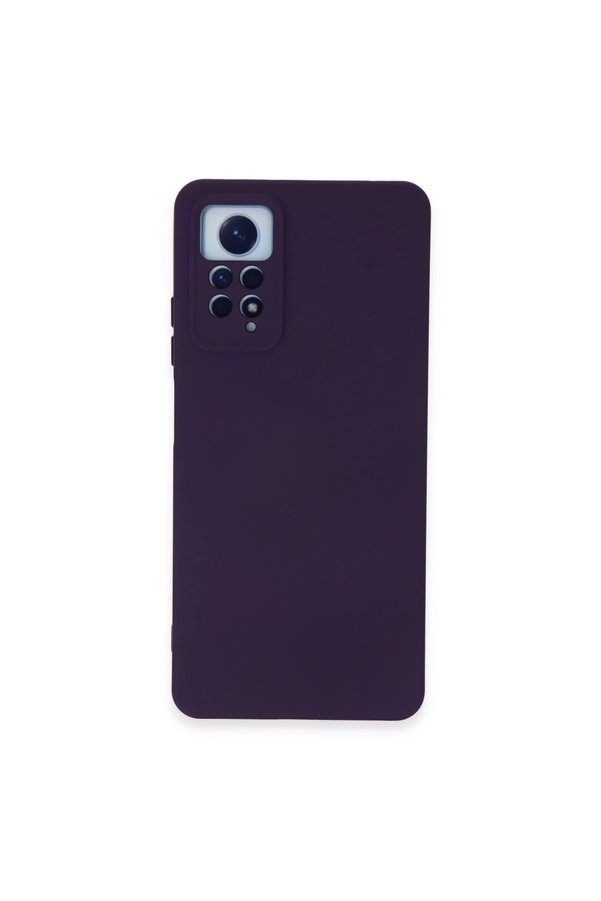 Evimdeyokyok Xiaomi Redmi Note 12 Pro 4G Kılıf Nano İçi Kadife Silikon - Mor