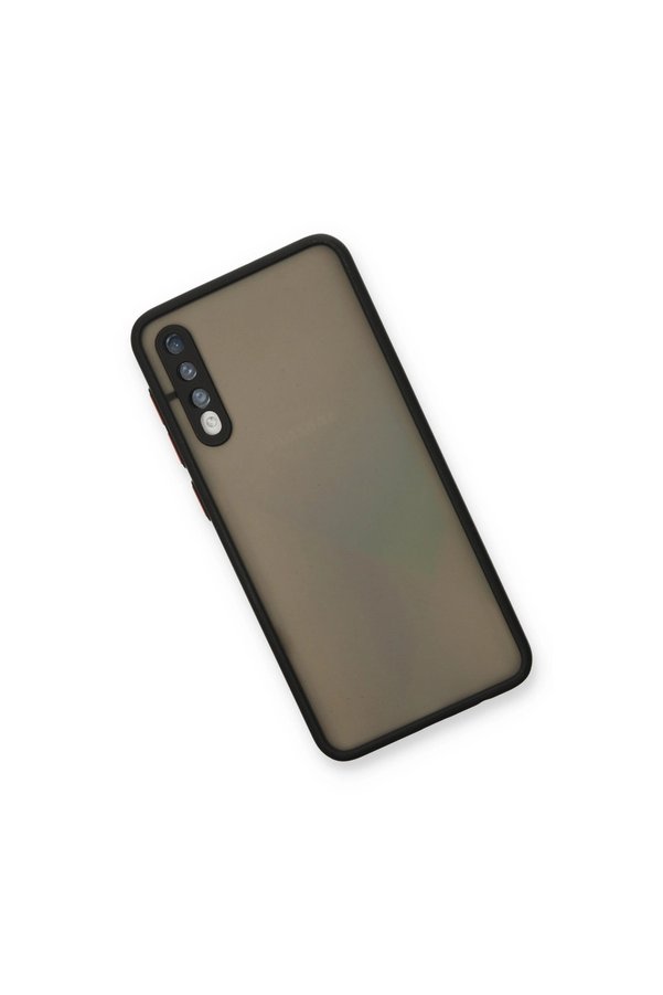 Evimdeyokyok Samsung Galaxy A30S Kılıf Montreal Silikon Kapak - Siyah