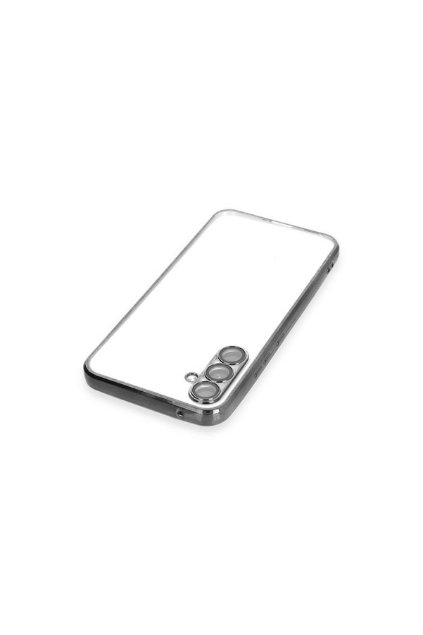 Evimdeyokyok Samsung Galaxy A34 5G Kılıf Razer Lensli Silikon - Siyah