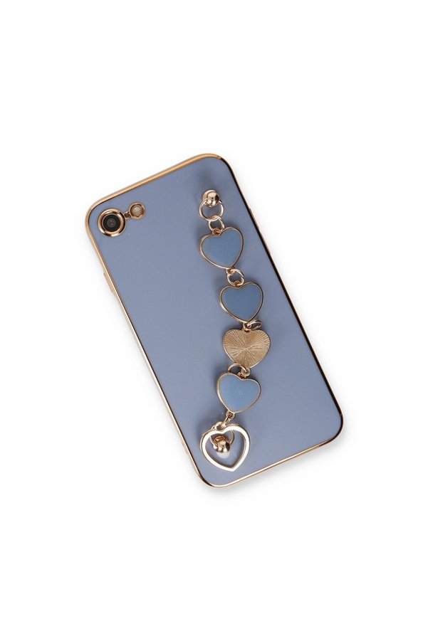 Evimdeyokyok Apple İphone 7 Kılıf Esila Silikon - Gri