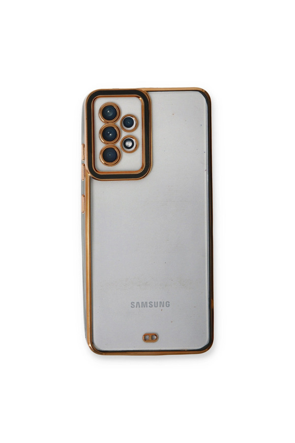 Evimdeyokyok Samsung Galaxy A53 5G Kılıf Liva Lens Silikon - Siyah