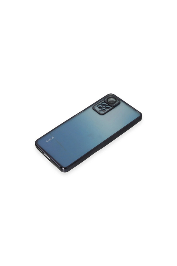 Evimdeyokyok Xiaomi Redmi Note 12 Pro 4G Kılıf Razer Lensli Silikon - Siyah