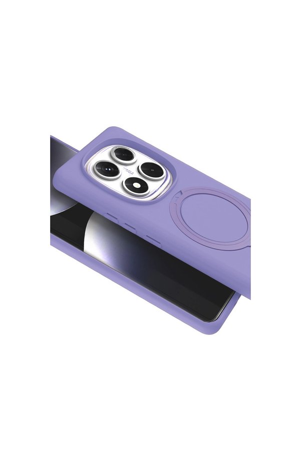 Evimdeyokyok Xiaomi Redmi Note 14 Pro 5G Regal Magsafe Standlı Kapak - Lila