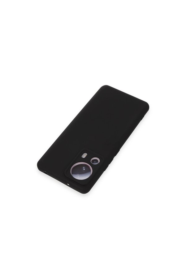 Evimdeyokyok Xiaomi Mi 13 Lite Kılıf Nano İçi Kadife Silikon - Siyah