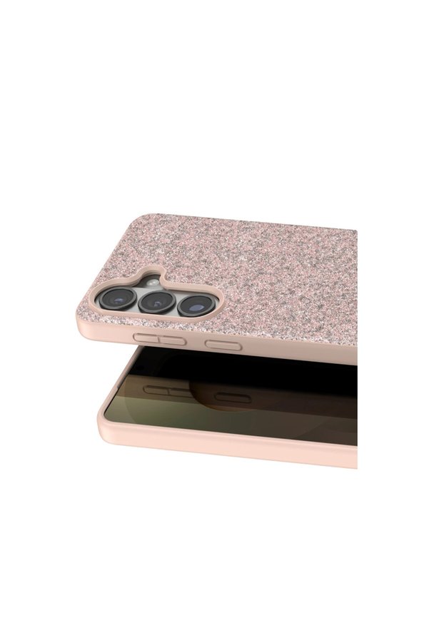 Evimdeyokyok Onegif Samsung Galaxy S26 Plus Bright Simli Kapak - Pembe