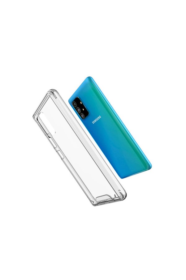 Evimdeyokyok Samsung Galaxy A91 / S10 Lite Kılıf Lüx Şeffaf Silikon