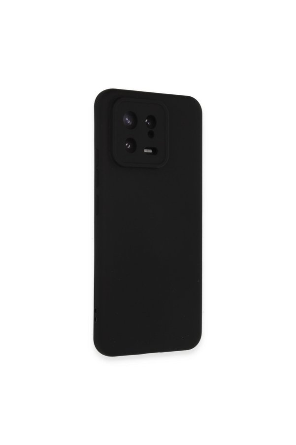 Evimdeyokyok Xiaomi Mi 13 Kılıf Nano İçi Kadife Silikon - Siyah