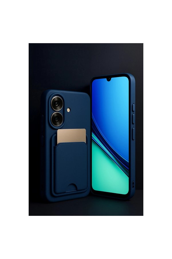Evimdeyokyok Realme Note 60 Kelvin Kartvizitli Silikon - Lila