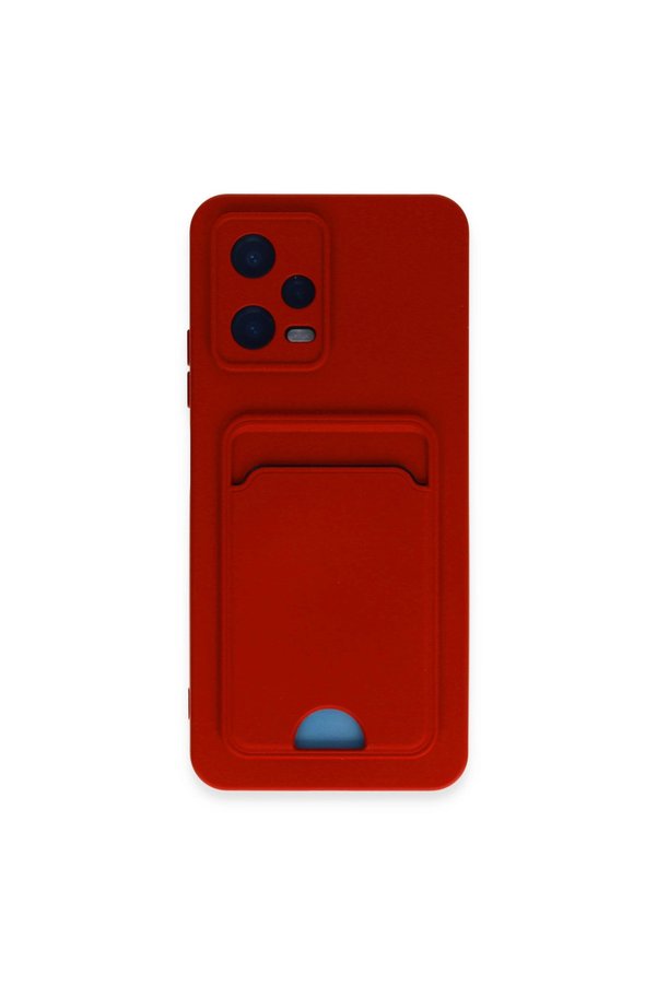 Evimdeyokyok Xiaomi Poco X5 5G Kılıf Kelvin Kartvizitli Silikon - Kırmızı