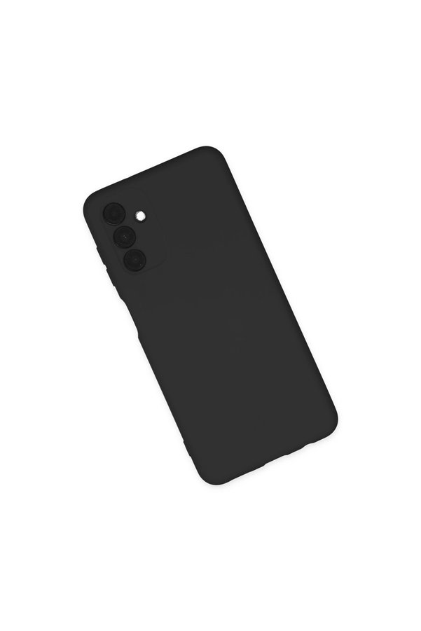 Evimdeyokyok Samsung Galaxy A04S Kılıf Nano İçi Kadife Silikon - Siyah