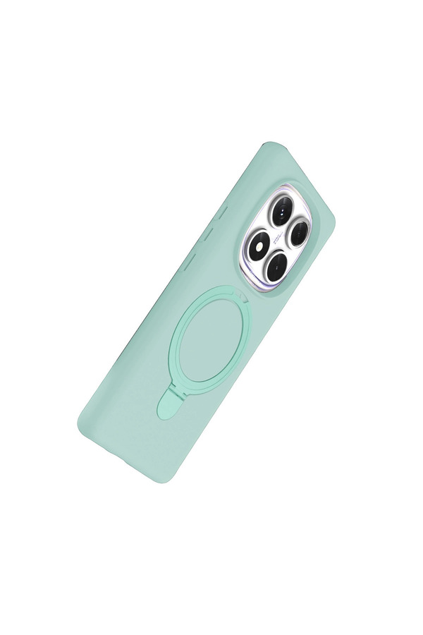 Evimdeyokyok Xiaomi Redmi Note 14 Pro 4G Regal Magsafe Standlı Kapak - Su Yeşili