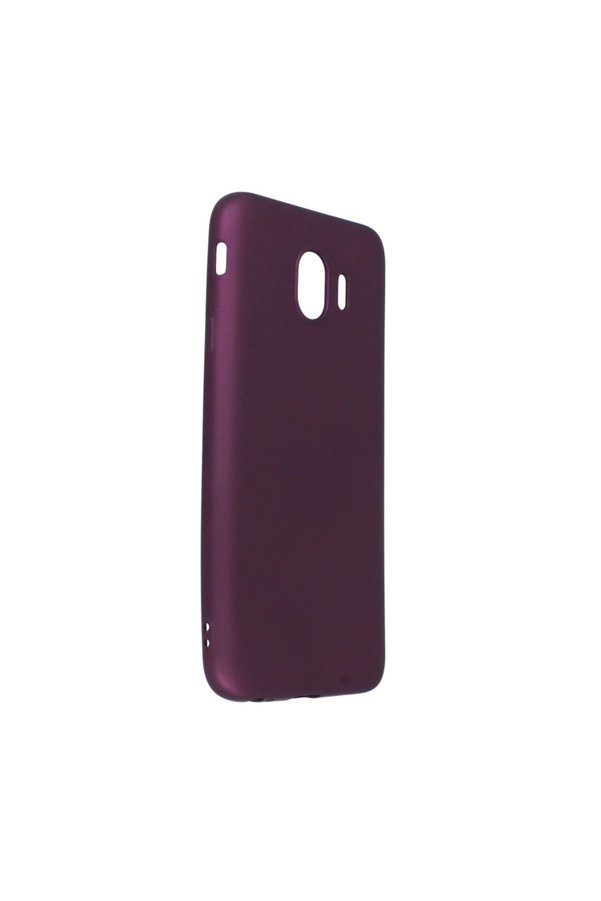 Evimdeyokyok Samsung Galaxy J4 Kılıf First Silikon - Mürdüm