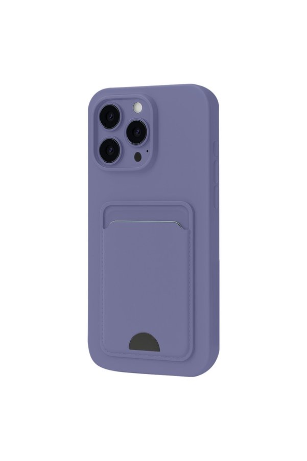 Evimdeyokyok Apple İphone 16 Pro Kılıf Kelvin Kartvizitli Silikon - Lila