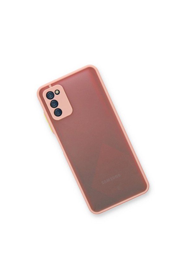 Evimdeyokyok Samsung Galaxy A03S Kılıf Montreal Silikon Kapak - Pembe