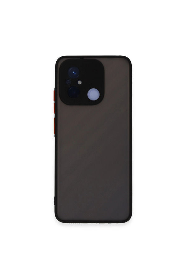 Evimdeyokyok Xiaomi Redmi 12C Kılıf Montreal Silikon Kapak - Siyah